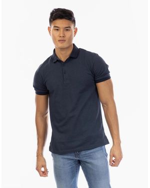 Peter Werth Cosway Collared Neck Short Sleeve Polo Shirt - Blue