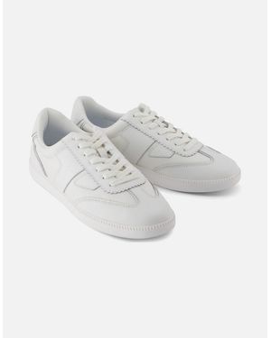 TOMS Collins Leather Trainers - Grey
