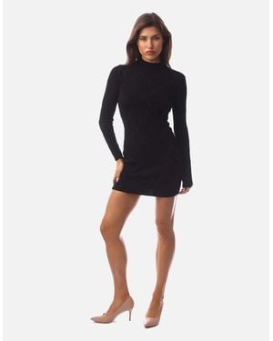BOSS Slipsse Knit Bodycon Dress - Black