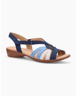 Hotter Flare Sandals - Blue