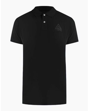 Iceberg Ice Triangle Logo Polo Shirt - Black