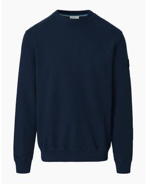 Sandbanks Badge Logo Sweatshirt - Blue