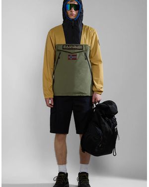 Napapijri Rainforest Ripstop Anorak Jacket - Metallic