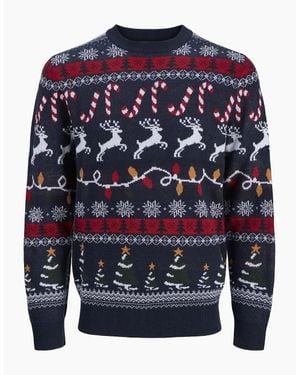 Jack & Jones Jj Xmas Santa - Blue