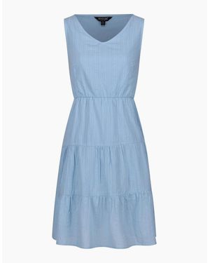 Regatta Zariah V-Neck Sleeveless Knee Length Dress - Blue