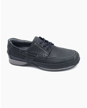 Waldläufer Denver 526001 Deck Shoe - Blue