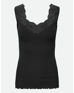 Rosemunde Beatha Sleeveless Lace Top - Black