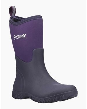 Cotswold Ashmead Rubber Wellington Boots - Blue