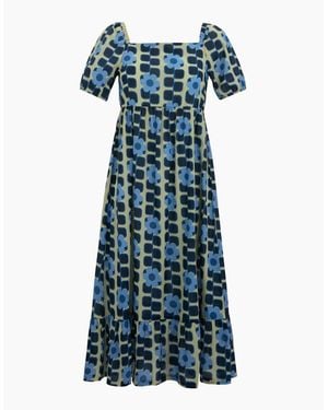 Regatta Ladies Orla Kiely Giant Flower Summer Midi Dress - Blue