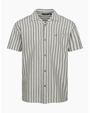 Regatta Shorebay Ii Stripe Short-Sleeved Shirt - White
