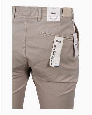 Brax Silvio Cotton Chino Stone - Grey