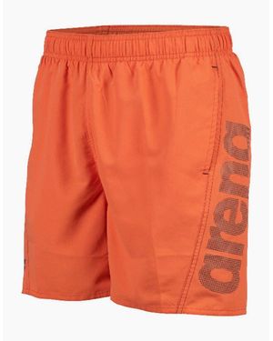 Arena Fundamentals Logo R Beach Boxer - Orange