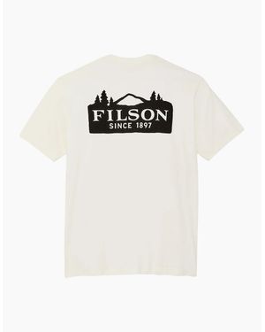 Filson Outfitter Scenic Graphic T-Shirt - White