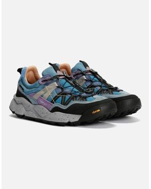 Flower Mountain Iwano Suede/Nylon/ Trainers - Blue