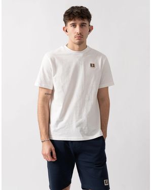 Aquascutum Badge T-Shirt - White