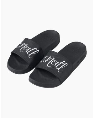 O'neill Sportswear Script Slides - Black
