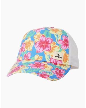 Rip Curl Rip Curl Mixed Yardage Trucker Cap - White