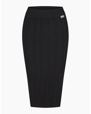 BOSS Sareplie Knitted Skirt - Black