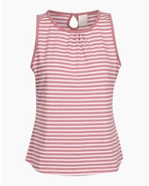Trespass Ladies Kelly Stripe Vest Top - Pink