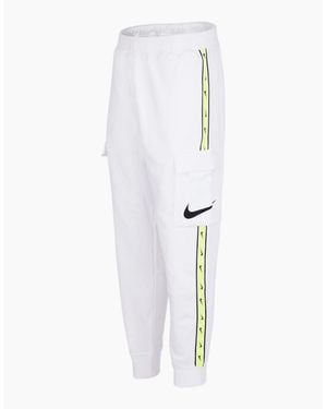 Nike Taped Legs Joggers - White