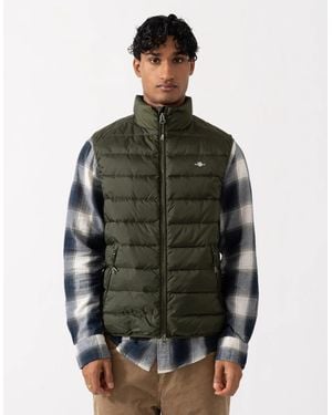 GANT Light Down Shield Logo Gilet - Green