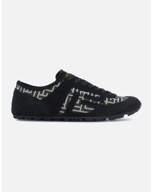 Balmain Racer 45 Monogram Trainers - Black