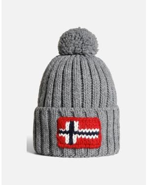 Napapijri Semiury 5 Bobble Hat - White