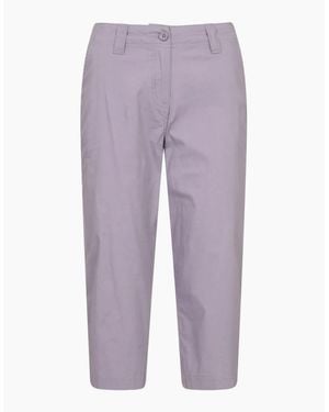 Mountain Warehouse Ladies Coastal Stretch Capri - Purple
