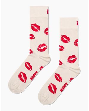 Happy Socks Kisses Socks - Pink