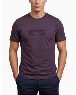 883 Police Coats T Shirts Summer Tee - Purple