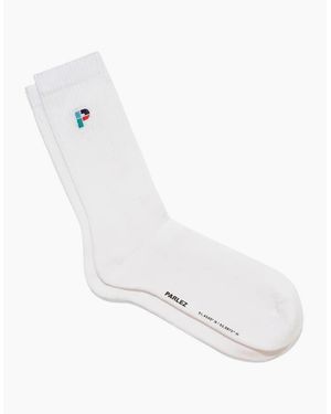 Parlez Lewis Socks - White