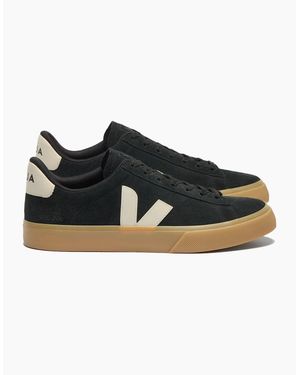 Veja Campo Suede Trainer/Pierre/Natural - Black