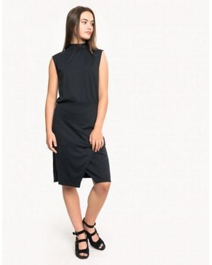 Great Plains Great Plains Joelle Jersey Bow Back Dress - Black