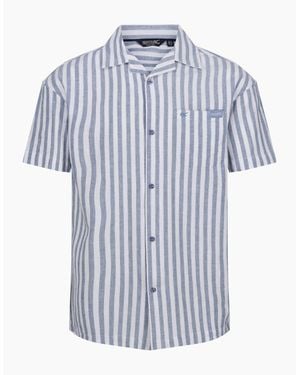Regatta Shorebay Ii Stripe Short-Sleeved Shirt - White