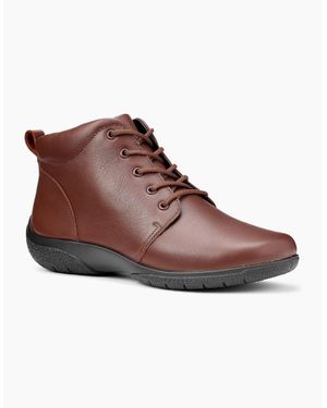Hotter Ellery Wide Fit Ankle Boots - Brown