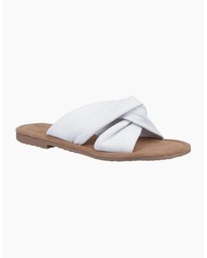 Hush Puppies Amy Wide Fit Sandals - White