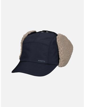 Barts Boise Fleece Lined Cap Hat With Ear Flaps - Blue