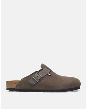 Birkenstock Boston Boston Mixed Leather - Brown
