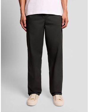 Lyle & Scott Everyday Straight Leg Trousers - Black