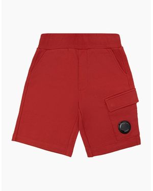 C.P. Company Undersixteen Lens Logo Bermuda Shorts Ketchup 560 - Red