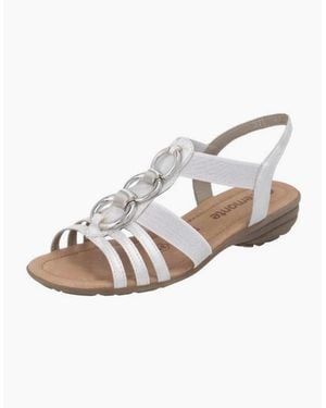 Remonte Ladies Sandals R3605-80 - White