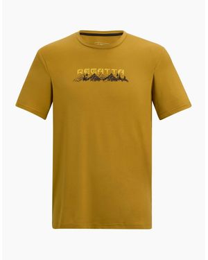 Regatta Fingal Sunset Stretch T-Shirt - Yellow