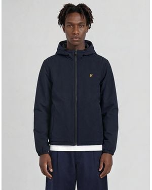 Lyle & Scott Padded Technical Windbreaker Jacket - Blue