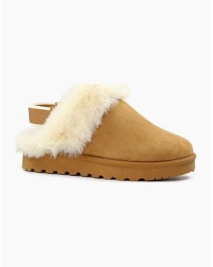 Lunar Nevis Slippers - Natural