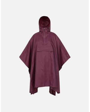 Mountain Warehouse Ladies Pakka Waterproof Poncho - Purple