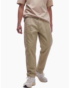 TOPMAN Chino Pant Cotton Trouser - Natural