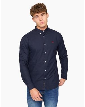 Bewley & Ritch Bewley & Ritch Chatmen Slim Fit Shirt Dark - Blue