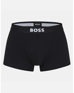 BOSS Pack Of Logo Waistband Boxer Briefs - Black