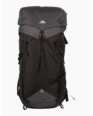 Trespass Pass 75L Hiking Backpack - Black