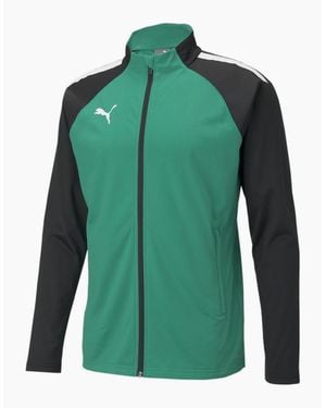 PUMA Teamliga Training Jacket Tracksuit Top - Green